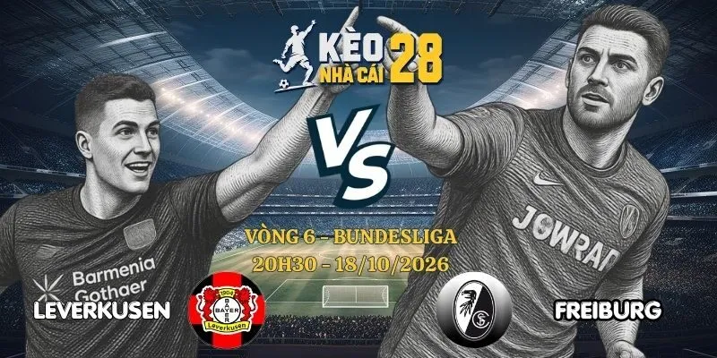 Keonhacai Leverkusen vs Freiburg - Bundesliga, 18/10/2026